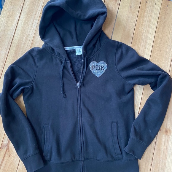 Pink Large Bling zip up